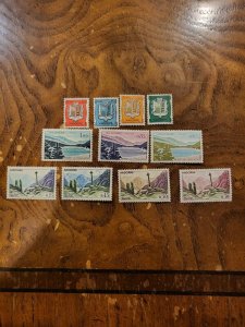 Stamps French Andorra Scott #143-53 nh