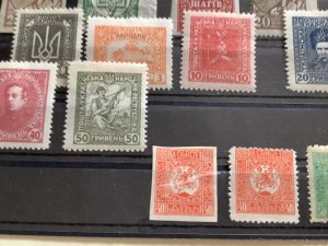 Ukraine  & Georgia 1918-1920 mounted mint  stamps   A4098