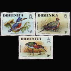 DOMINICA 1976 - Scott# 485-7 Birds 1/2-2c NH