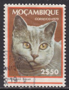 Mozambique 620 English Blue Cat 1979
