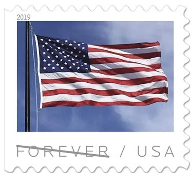 2012/2014/2018/2019/2022/2023  flag forever stamps 5 books total 100 pcs