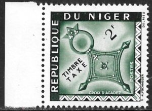 NIGER 1962 2fr CROSS OF AGADEZ Postage Due Sc J24 MNH