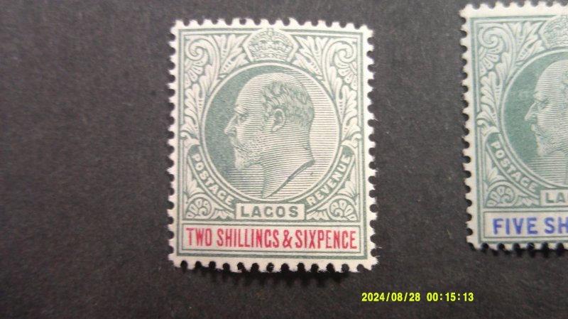 Lagos 1904 Scott# 40-49 Complete Mint Hinged/Light Hinge VF-XF (C) set of 10