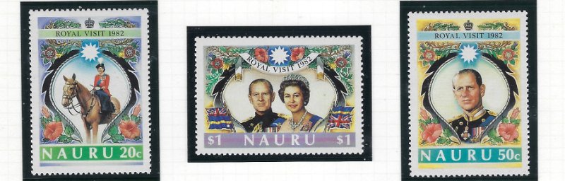 Nauru 257-59 MNH 1982 Royal Visit (ad2007)