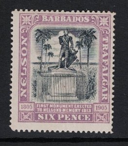 Barbados SC# 107 Mint Hinged / Light Crease / Hinge Rem - S19254