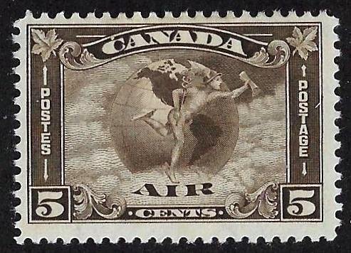 Canada.  Air Mail. Scott C2. Mint, hinged. (0791)