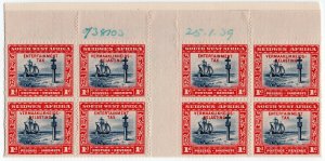 (I.B) South-West Africa Revenue : Entertainment Tax 1d (specimen)