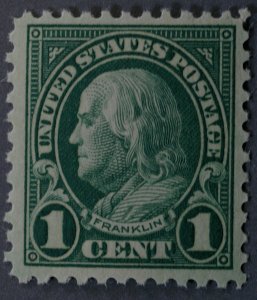 United States #552 1 Cent Franklin OG