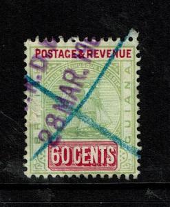 British Guiana SG# 248 Used / Pen & Date Cancel / Wmk Multi CA - S6841