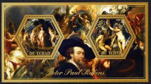 Chad 2014 Peter Paul Rubens #3 perf sheetlet containing t...