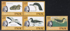 Palau # 66a & C5, Audubon Bicentennial - Birds  NH, 1/2 Cat.