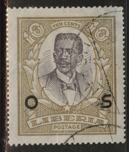 LIBERIA Scott o145 Used 1923 Official stamp