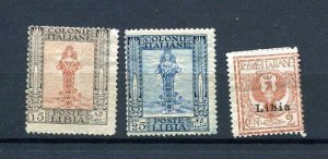 Libya 1912/1921 Sc 2/24-5 Mint/MH  CV $116 l2973b