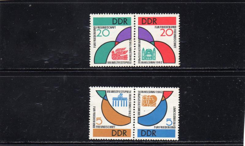 Germany DDR 1962  World Youth Festival MNH