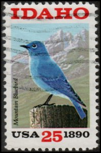 United States 2439 - Used - 25c Mountain Bluebird / Idaho (1990)