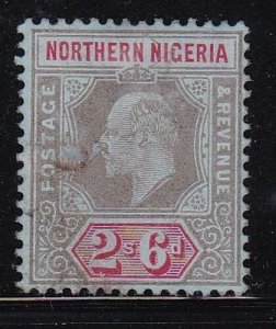 Album Treasures Northern Nigeria Scott # 36  2sh 6p  Edward VII   VF Used