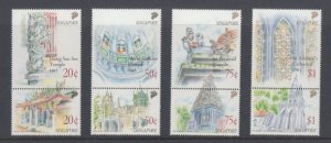 Singapore    #589a-95a       mnh        cat $10.40