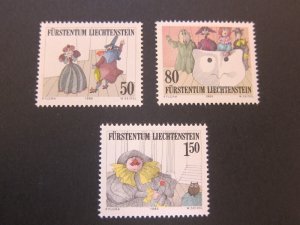 Liechtenstein 1985 Sc 823-25 set MNH