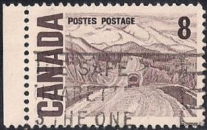 Canada #461 8 cent Alaska State Highway stamp used VF