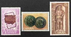 Spain 1968 #1529-31, Roman Legion, MNH.