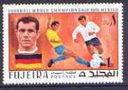 Fujeira 1970 World Cup Football 1R Beckenbauer from perf ...