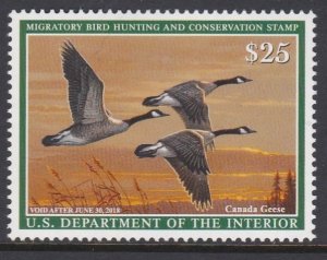 RW84 Canada Geese MNH