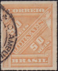 Brazil #P12, Incomplete Set, 1889, Used