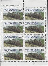 TANZANIA   #273 MNH SHEET OF 8 (1)