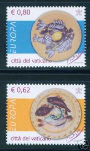 VATICAN Scott 1299-1300 MNH** Europa 2005 Picasso CV $3.50