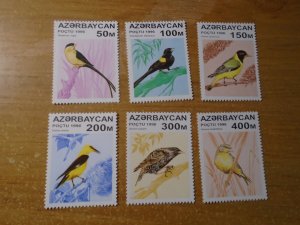 Azerbaijan  #  591-96  MNH   Birds