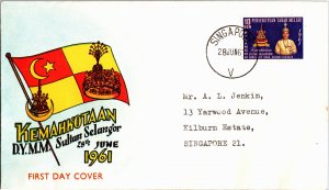 Malaya, Singapore, Worldwide First Day Cover