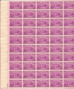 US Stamp - 1937 Constitution - 50 Stamp Sheet - Scott #798