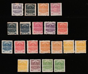 Samoa a small lot of early Express stamps MH