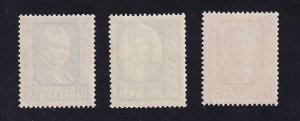 Iceland    #284-286   MNH   1954  Hafstein