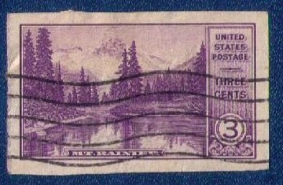 US Sc 758 Used IMPERF National Parks Series VF