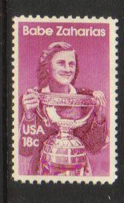 #1932 MNH 18c Babe Zaharias 1981 Series