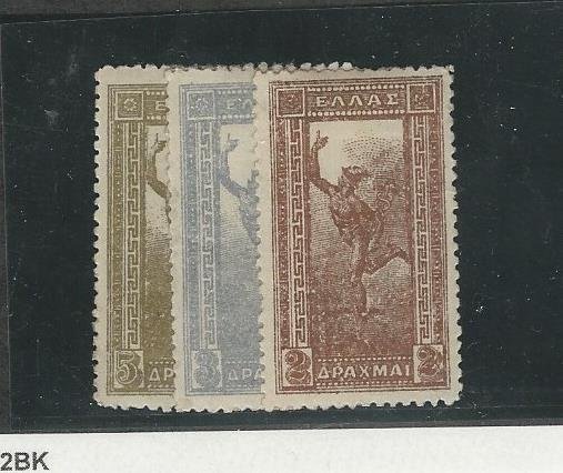 Greece, Postage Stamp, #176-178 Mint Hinged, 1901 Olympics