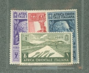 Italian East Africa #10-13 Unused Multiple