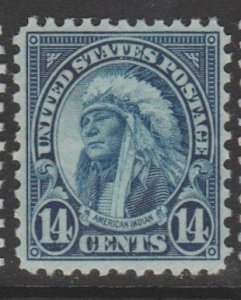 U.S. Scott Scott #695 American Indian Stamp - Mint NH Single