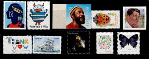 USA 10 MNH DIFFERENTS FOREVER STAMPS