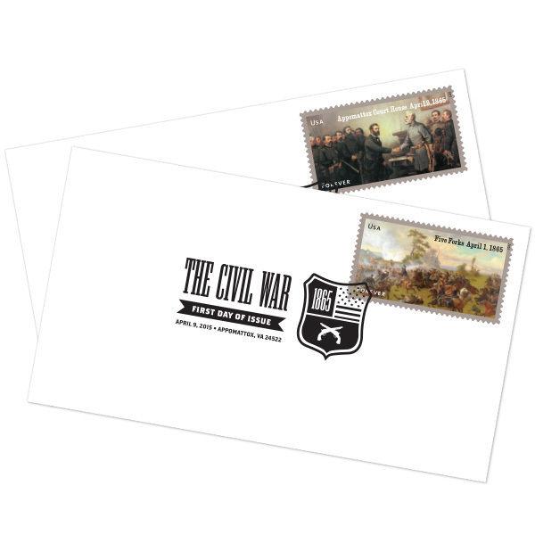 US 4980-4981 Civil War 1865 (set of 2) BWP FDC 2015