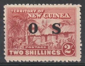 NEW GUINEA 1925 HUT OS 2/-