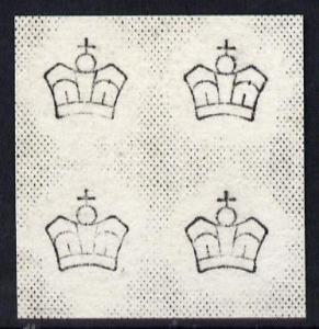 Great Britain 1880 Imperial Crown Watermark proof from Da...