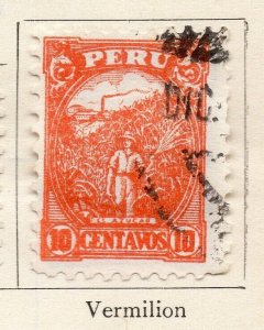 Peru 1931 Early Issue Fine Used 10c. NW-93858