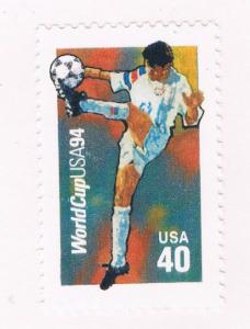 US 2835 single MNH World Cup Soccer (U0169)+