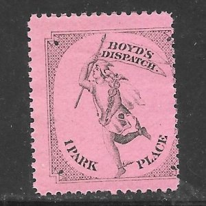 #20L56 MNH Boyd's Local Dispatch Single (my1784)