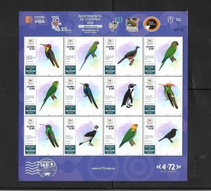 O) 2024 COLOMBIA,INDEPENDENCE OF COLOMBIA, BIRDS - EMBLEMATIC BIRD ANDEAN CONDOR