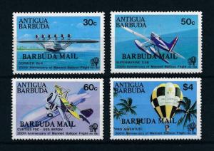 [98060] Barbuda 1983 Aviation Aircrafts Balloon OVP Barbuda Mail MNH