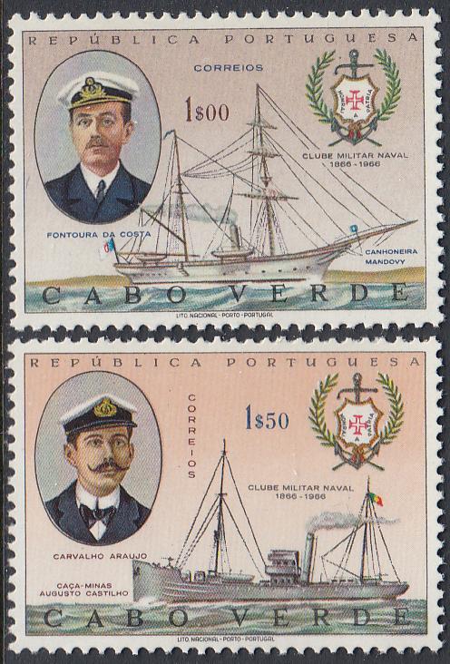 Cape Verde 339-40 MNH - Navy Club Issue