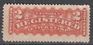 Canada #F1  Mint OG HR w/Back crease  (~2045)